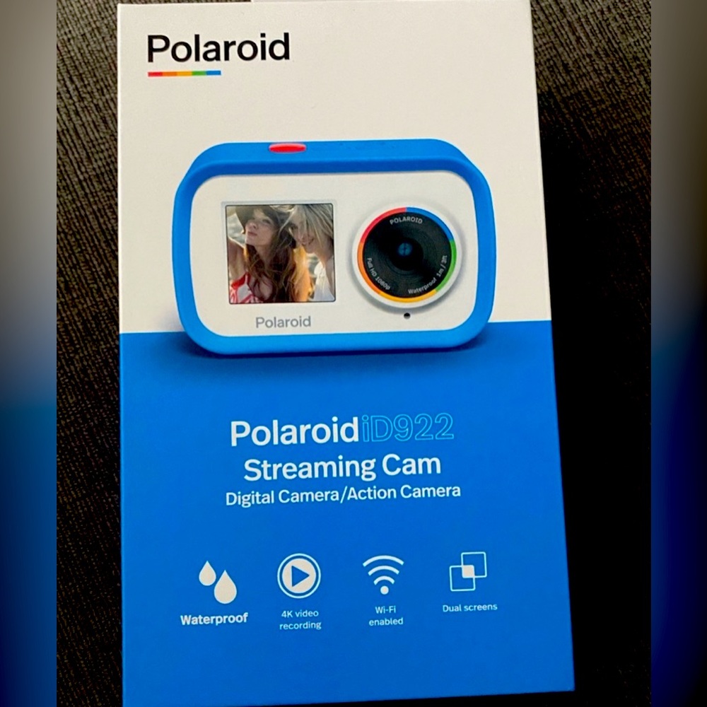 Polaroid streaming camera id922 in blue
